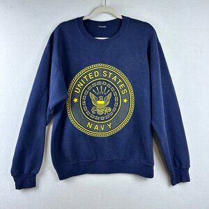 Vintage Soffe United States Navy Crewneck Sweatshirt Mens Size Medium USA Logo